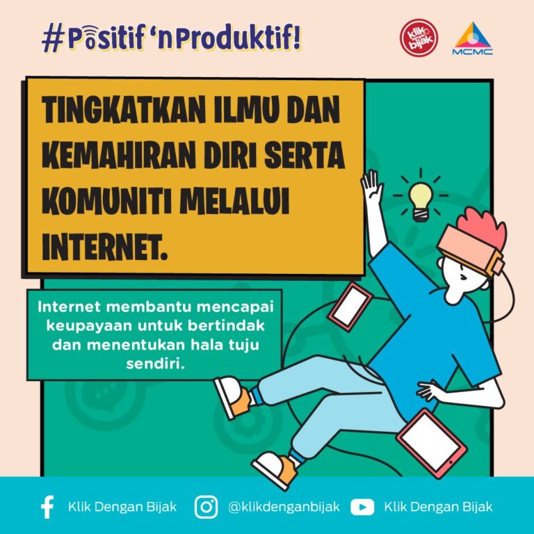 tingkatkan kemahiran melalui internet