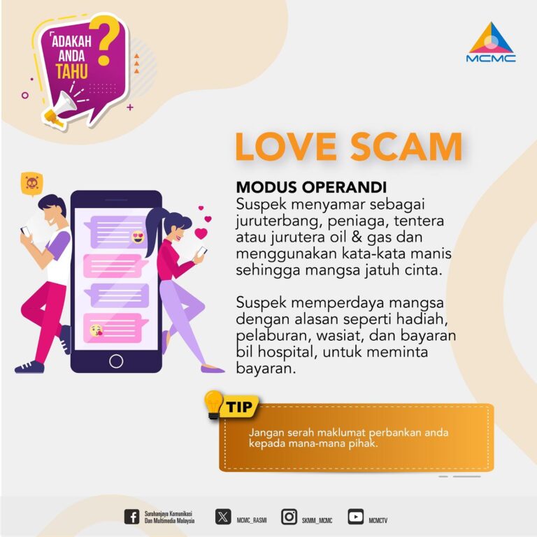 BERHATI HATI DENGAN LOVE SCAM