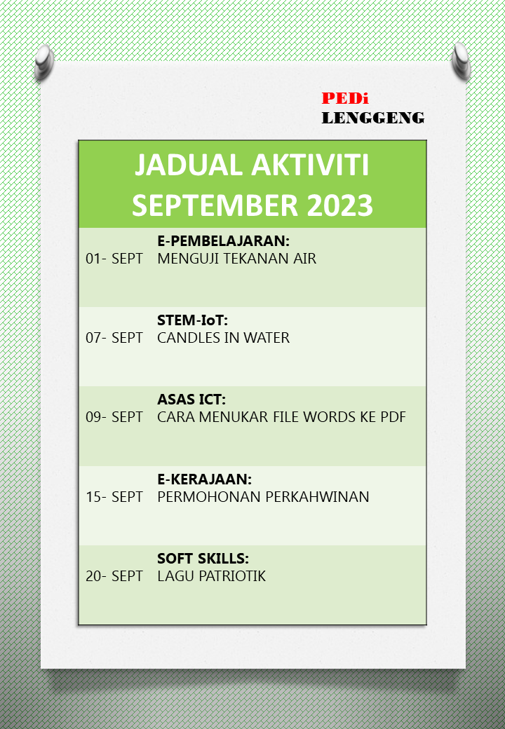 JADUAL AKTIVITI 2023